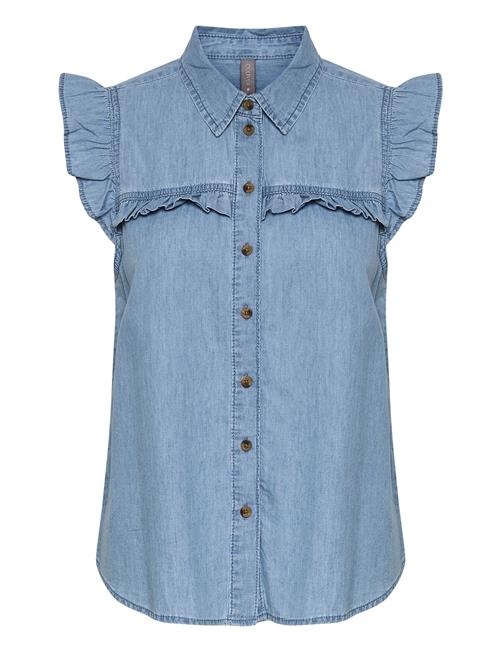 Cuaurelia Sleeveless Shirt Culture Blue