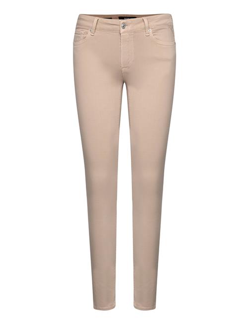 Replay New Luz Trousers Skinny Hyperflex Colour Xlite Replay Beige