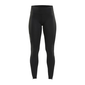 Se Craft Rush Zip Tights W Sort polyester Small Dame ved Timarco