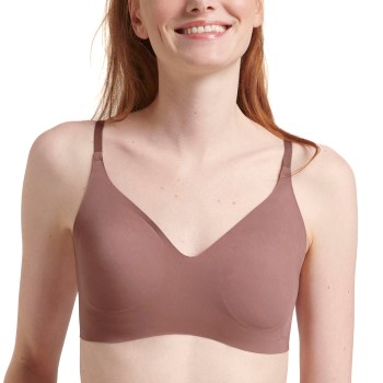 Sloggi Bh ZERO Microfibre 2.0 Bralette Brun Small Dame