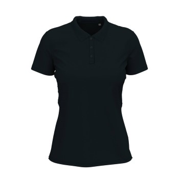 Stedman Claire Short Sleeve Polo Mørkblå ringspundet bomuld Small Dame