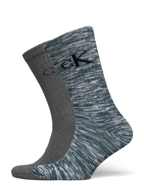 Calvin Klein Ckj Sock 2P Slub Calvin Klein Grey