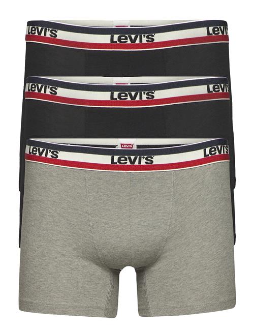 Levi´s Levis Men Sprtswr Logo Boxer Brief 3P Levi´s Black