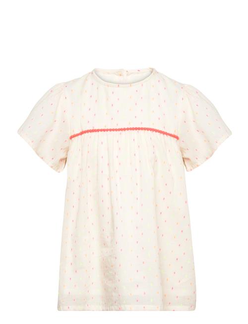 Minymo Blouse Ss W. Lining Minymo White