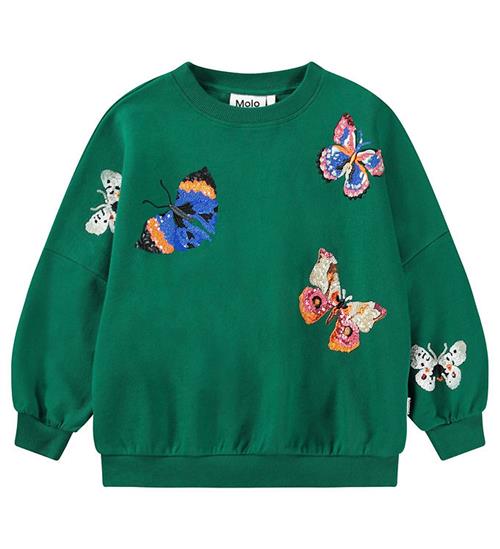 Molo Molo Sweatshirt - Marika - Aventurine m. Palietter