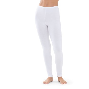 Se Mey Superfine Organic Leggings Hvid bomuld 40 Dame ved Timarco