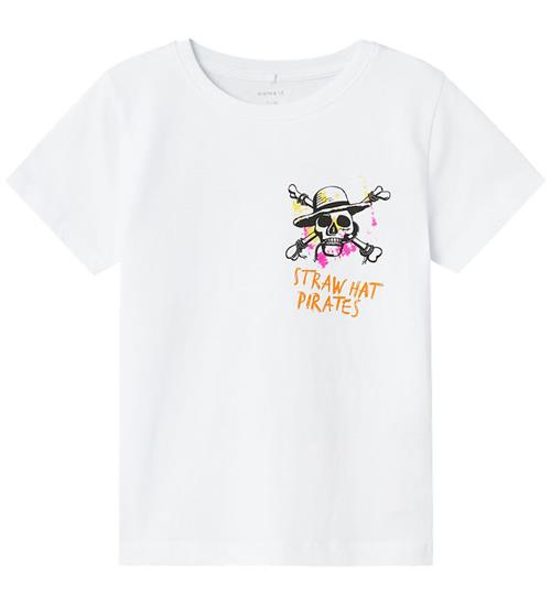 Se Name It Name It T-shirt - NkmAmba OnePiece - Bright White m. Print ved KidsWorld