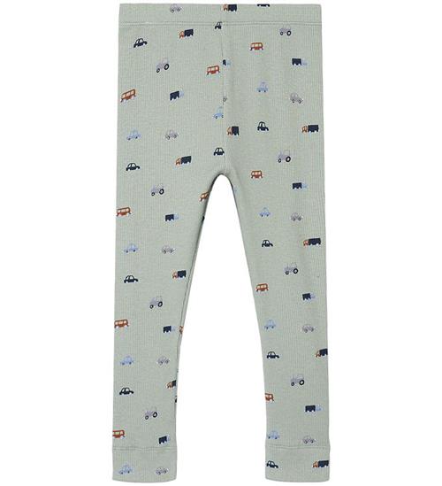 Se Name It Leggings - Rib - NmmDabu - Wrought Iron m. KÃ¸retÃ¸jer ved KidsWorld