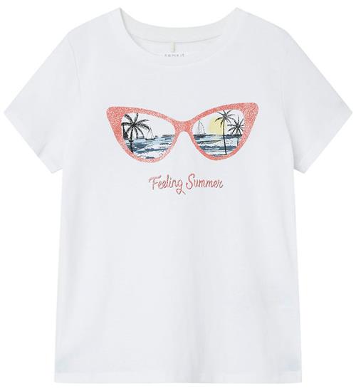 Se Name It Name It T-shirt - NkfPfaimme - Bright White ved KidsWorld