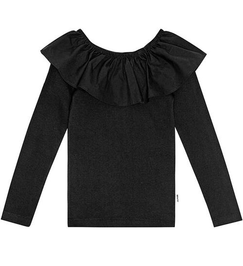 Se Molo Bluse - Rib - Renate - Sort ved KidsWorld