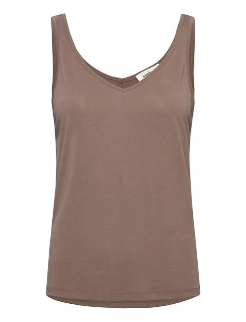 Se Soaked in Luxury Slcolumbine Tank Top Soaked In Luxury Brown ved Booztlet