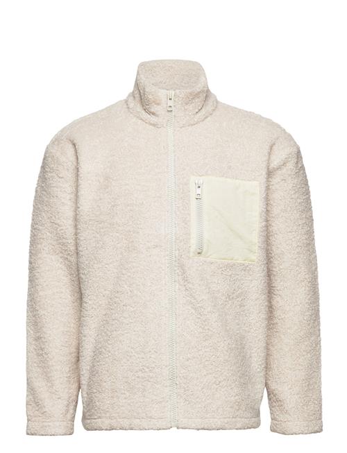 Se bzr Ted Hug Sweat Jacket Bzr Cream ved Booztlet