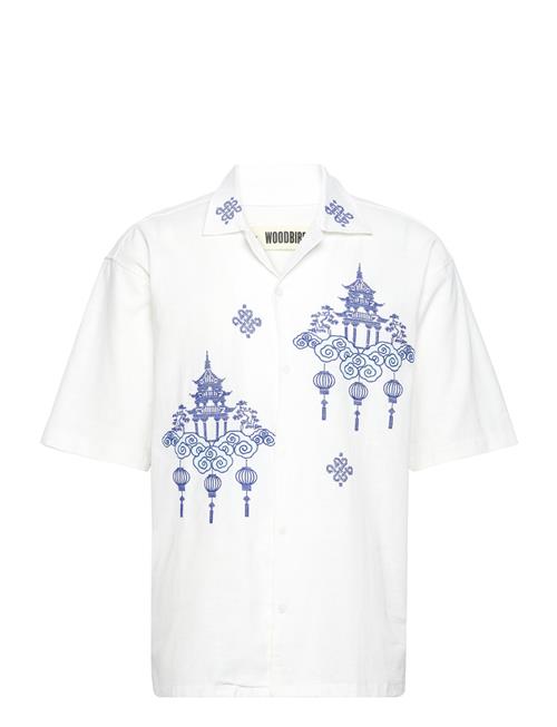 Woodbird Wbbanks Tempel Shirt Woodbird White