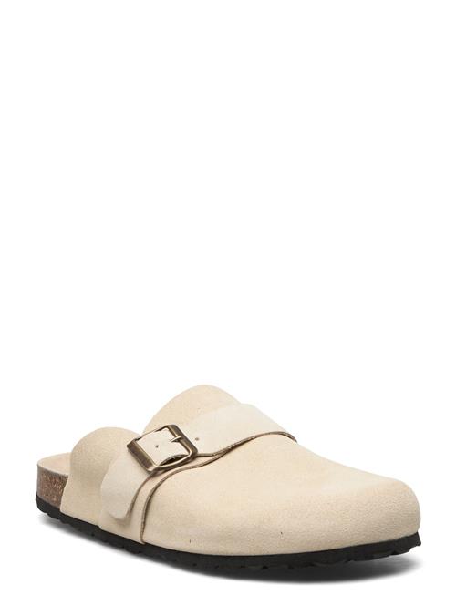 Bianco Biaotto Mule Suede Bianco Cream