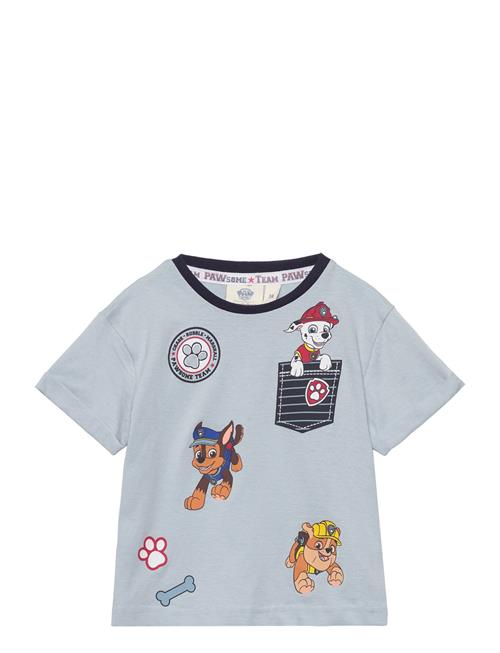 Se Paw Patrol Short-Sleeved T-Shirt Paw Patrol Blue ved Booztlet