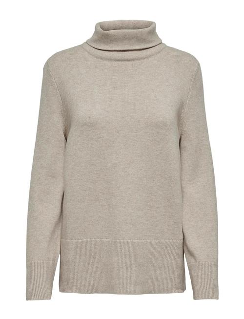 Se ONLY Onlfia Ls Rollneck Knt ONLY Grey ved Booztlet