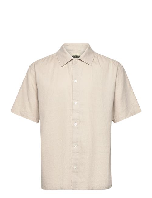 Woodbird Wbbanks Linen Shirt Woodbird Beige