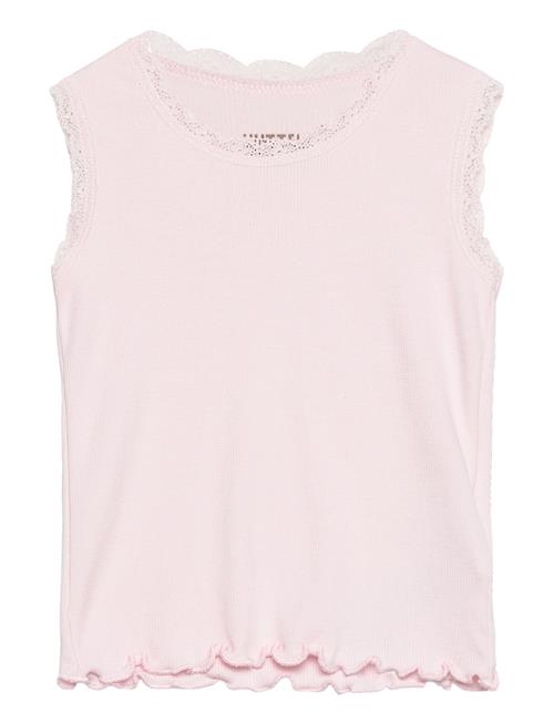 Huttelihut Tank Top Rib Huttelihut Pink