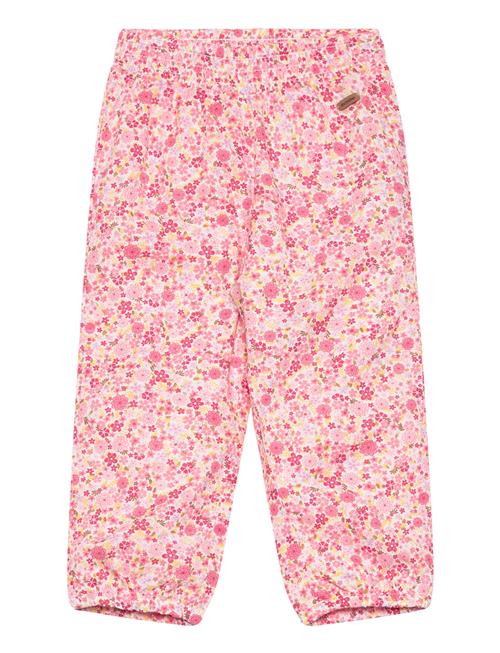 Se Minymo Pants Aop W. Lining Minymo Pink ved Booztlet