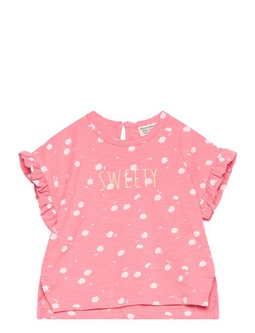 Minymo T-Shirt Ss Aop Minymo Pink