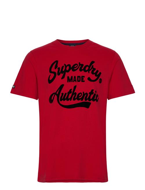 Superdry Athletic Script Graphic Tee Superdry Red