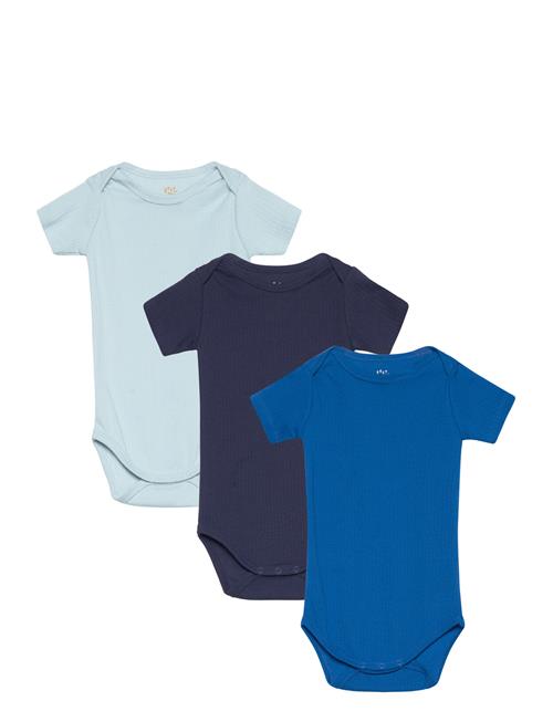 Copenhagen Colors 3 Pack Rib Jersey Short Sleeve Body Copenhagen Colors Blue