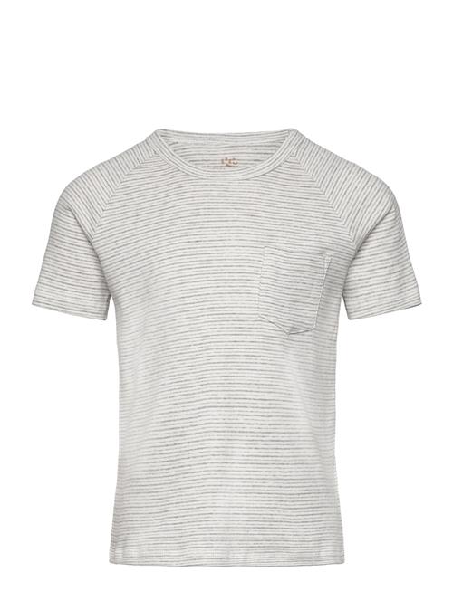 Copenhagen Colors Striped T-Shirt With Pocket Copenhagen Colors Grey