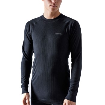 Craft Baselayer Set M Sort polyester Large Herre