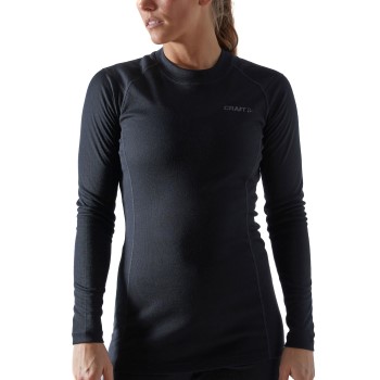 Craft Core Warm Baselayer Set Women Sort polyester Large Dame