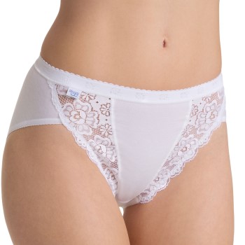 Sloggi Trusser Chic Tai Brief Hvid bomuld 42 Dame