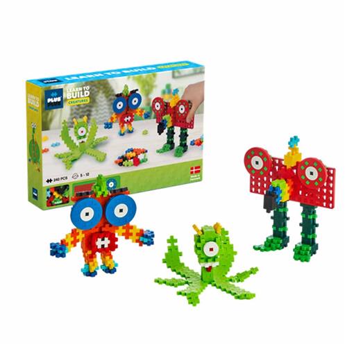 Se Plus-Plus Learn to Build Creatures Byggesæt | Blå | 6-10 ved Babyshop