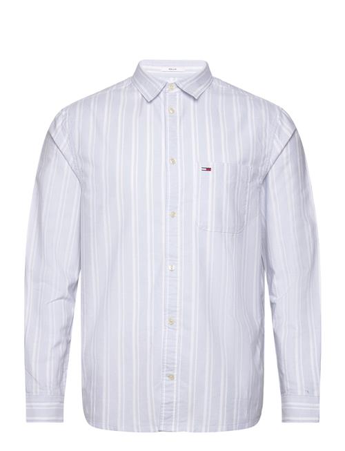 Tommy Jeans Tjm Reg Oxford Stripe Shirt Tommy Jeans Blue