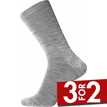 Egtved Strømper Twin No Elastic Sock Lysegrå Str 45/48