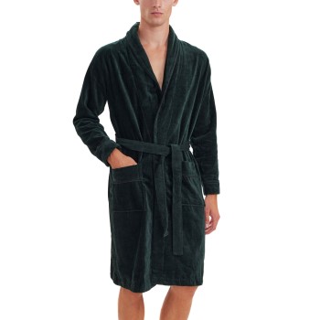 Se JBS Bath Robe Mørkgrøn  bomuld XX-Large Herre ved Timarco