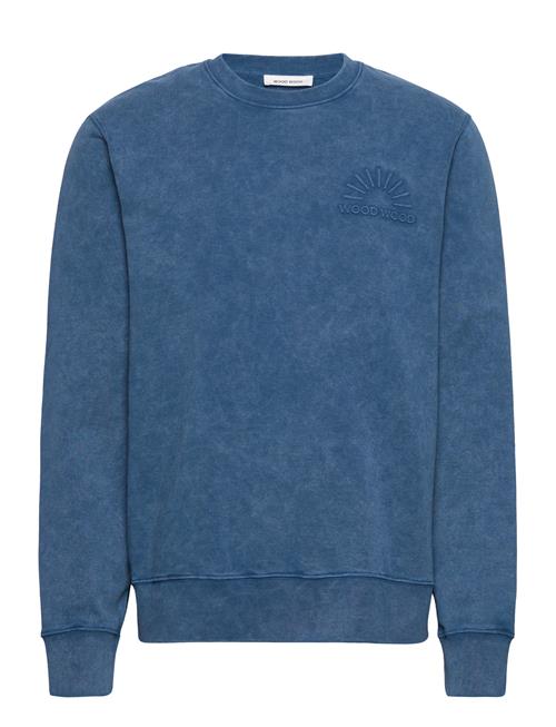 Wood Wood Hugh Embossed Sweatshirt Wood Wood Blue