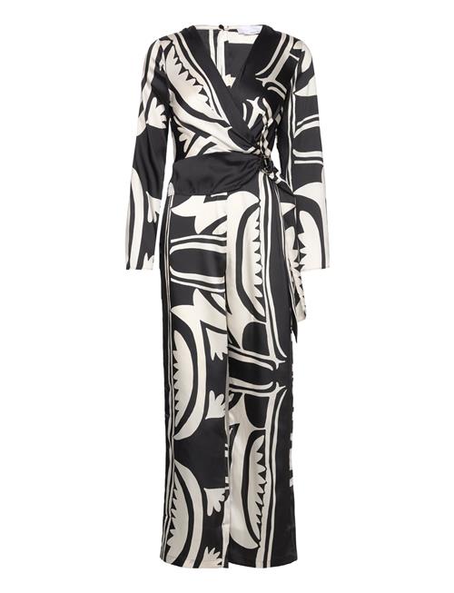 Mango Buckle Print Jumpsuit Mango Black