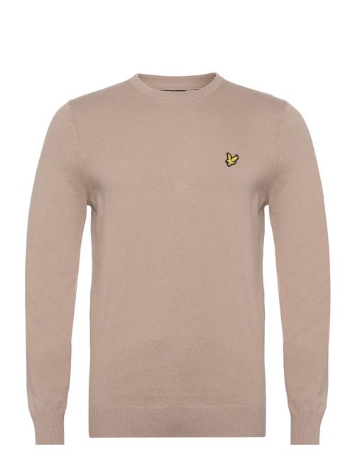 Lyle & Scott Cotton Merino Crew Jumper Lyle & Scott Beige