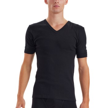 JBS Basic Original V-neck T-shirt Sort bomuld Small Herre