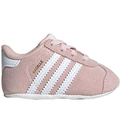 Se adidas Originals adidas Originals Hjemmesko - Gazelle Crib - Rosa/Hvid ved KidsWorld