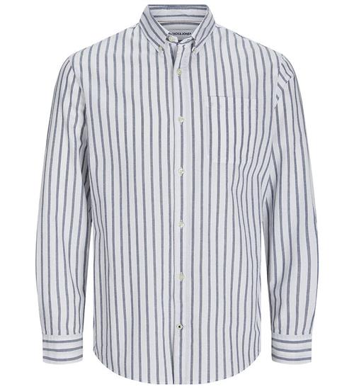 Jack & Jones Jack & Jones Skjorte - JjeOxford - Ensign Blue/Stripes