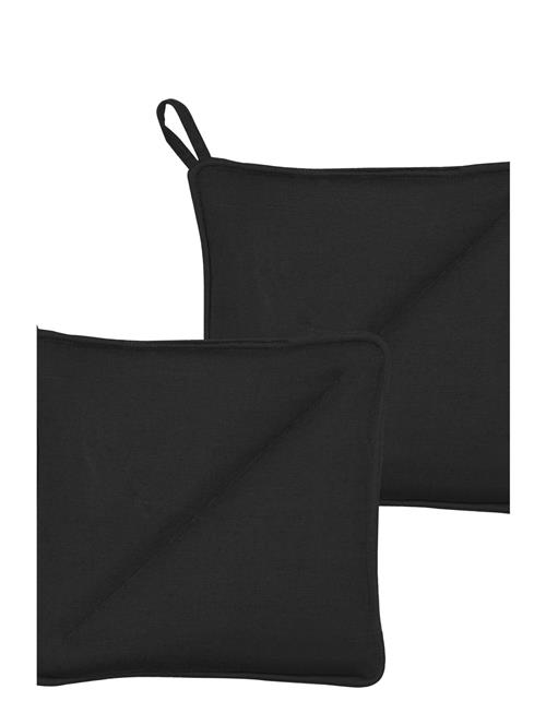 Södahl Grydelapper 20X20 2Pk Soft Sort Södahl Black