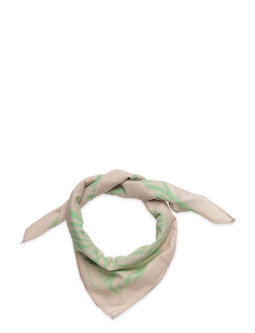 Se Mads Nørgaard Soft Cotton Self Scarf Mads Nørgaard Green ved Booztlet