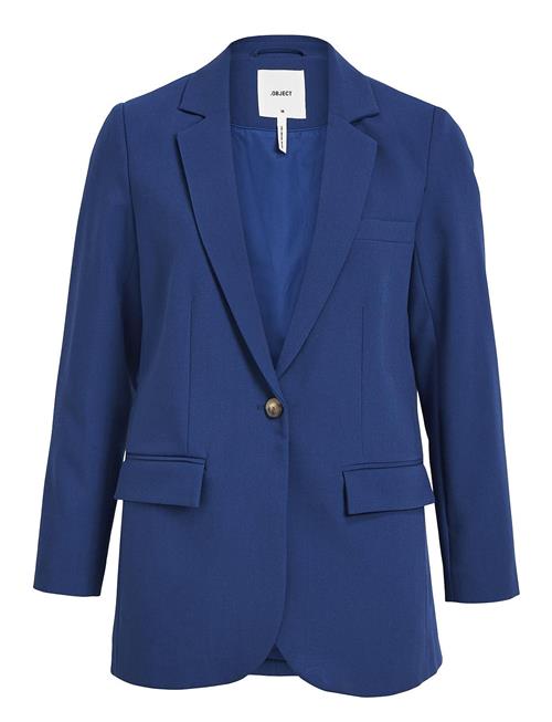 Object Objsigrid L/S Blazer Noos Object Blue