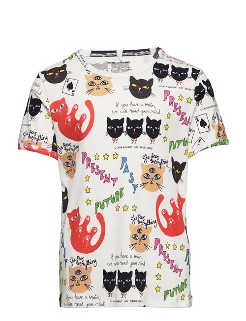 Se Mini Rodini Clairvoyant Cats Aop Ss Tee Mini Rodini Patterned ved Booztlet