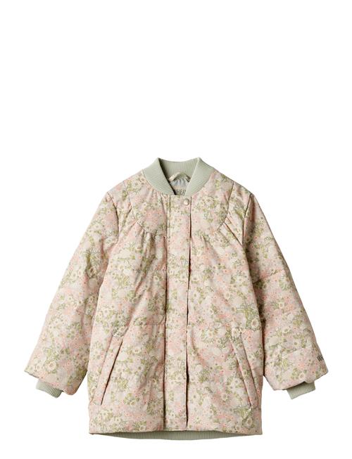 Wheat Summer Puffer Jacket Lola Wheat Patterned