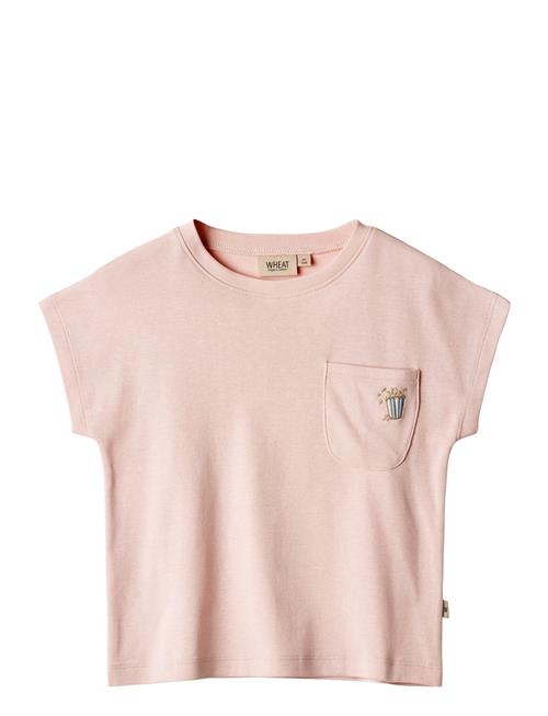 Wheat T-Shirt S/S Signe Wheat Pink