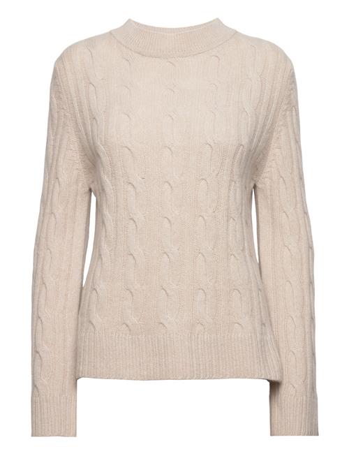 Se Marville Road Sibyll Cable Knit Jumper Marville Road Beige ved Booztlet