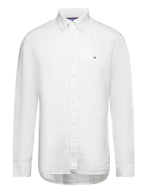 Tommy Hilfiger Pigment Dyed Li Solid Rf Shirt Tommy Hilfiger White