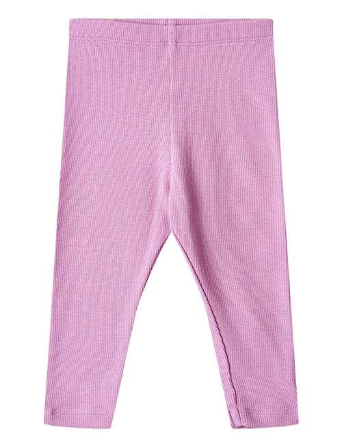 Se Wheat Rib Leggings Maddy Wheat Pink ved Booztlet