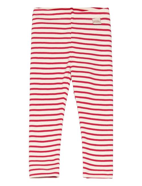 Se Petit Piao Legging Modal Striped Petit Piao Red ved Booztlet